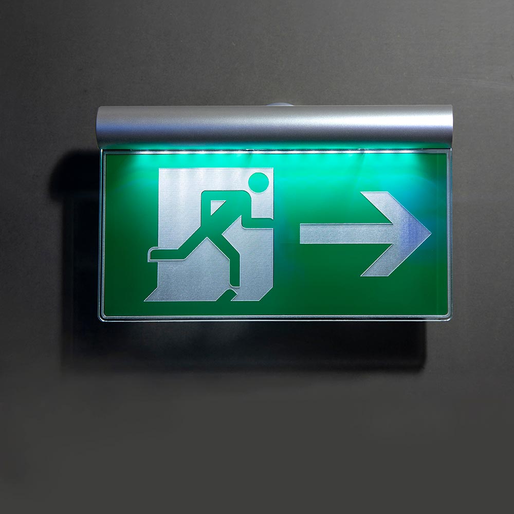 Illuminated Exit Signs